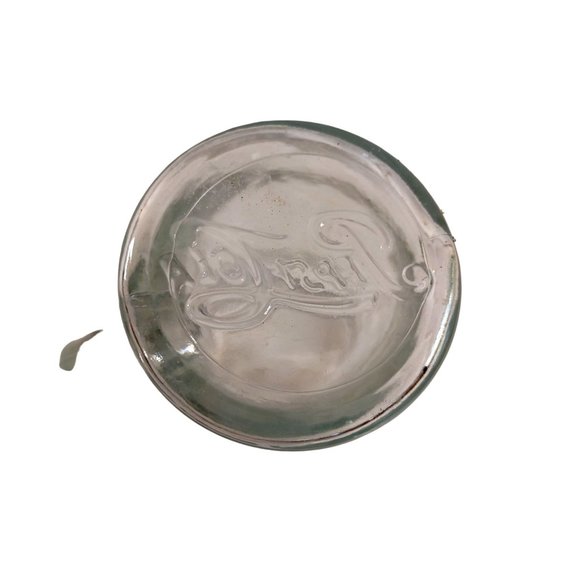 Set of 6 Vtg 1970's Pepsi Cola Clear Glass Mugs Soda Fountain w Handles - Picture 4 of 6